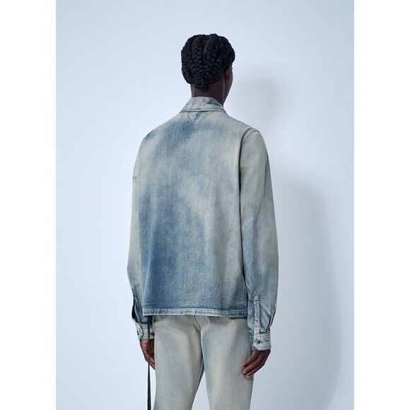 Rick Owens Drkshdw Men Denim Jacket - Picture 4 of 6